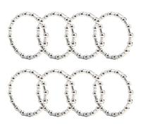 TYBOPHQJ Roulements à Billes en Cage OD 37mm moyeu de Roue arrière de vélo Casque Vilebrequin Pivot retenue Acier surdimensionné 16 roulements à Billes 37 mm