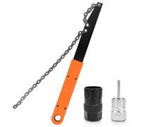 TYBYBB Fouet à chaîne de vélo avec extracteur de couronne dentée et extracteur de chaîne universel, kit d'extracteur, outil de cassette de vélo pour VTT, vélo de route 8, 9, 10 vitesses