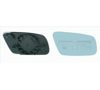 TYC 302-0120-1 Verre de rétroviseur, rétroviseur extérieur pour AUDI