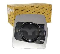 TYC Verre de rétroviseur extérieur 305-0028-1 convexe gauche compatible FIAT/PEUGEOT/CITROËN