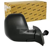 TYC 305-0129 Rétroviseur extérieur Ajustage par câble convexe droit Compatible avec PEUGEOT Partner II Tepee Partner II Van Partner II Camion plate-forme/Châssis, CITROËN Berlingo II B9