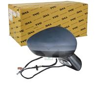 TYC 305-0175 Rétroviseur extérieur pour ajustage électrique des rétroviseurs convexe chauffant avec capteur de température droit Compatible avec CITROËN C4 II 5 portes B7, NC DS4 5 portes NX