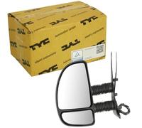 TYC 309-0142 Rétroviseur extérieur pour ajustage électrique des rétroviseurs convexe chauffant Bras long de rétroviseur gauche Compatible avec FIAT Ducato II Camion plate-forme/Châssis 244