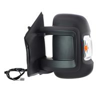 TYC 309-0178 Rétroviseur extérieur pour ajustage électrique des rétroviseurs convexe chauffant avec capteur de température Bras court de rétroviseur gauche