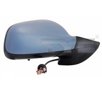 TYC 326-0094 Rétroviseur extérieur Rabattable électriquement avec mémoire teinté en bleu convexe chauffant pour ajustage électrique des rétroviseurs gauche