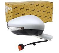 TYC 326-0110 Rétroviseur extérieur pour ajustage électrique des rétroviseurs convexe chauffant gauche