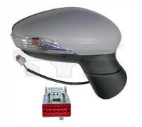 TYC Miroir Extérieur Droit Compatible Pour Ford Fiesta VI 310-0223