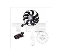 tyc - Moto-Ventilateur Pour Seat Leon De 06/2000 à€ 07/2004 Avec Ou Sans Climatisation (Moteur + Hélice + S