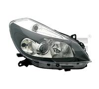 TYC Phare principal 20-0796-25-2 pour Renault Clio III, Clio III Grandtour