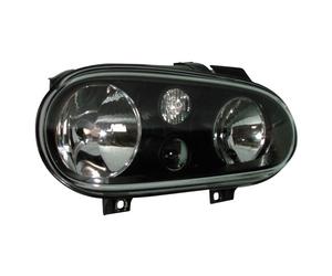 TYC Set de Phares compatible avec Volkswagen Golf IV 1998-2003 - Noir - ex eux anti-brouillard