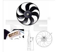 TYC TYC 837-0010 Ventilateur de refroidissement moteur