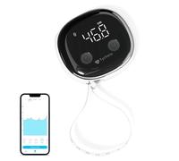 Tychesy Mètre intelligent pour perte de poids, mètre corporel numérique Bluetooth avec application pour mesure du corps et gain musculaire, affichage LED clair, rechargeable USB-C, utilisateurs