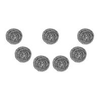 TYCIONG 20 Pièces épurateur en Acier Inoxydable, Conception en Spirale de Boule de Fil d'acier Mince Compacte Durable, avec Un Nettoyage Doux Dommage, pour Cuisine Salle de Bains