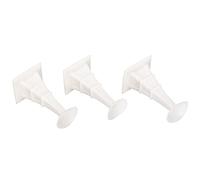 TYCIONG 3 Pièces Support de Porte de Machine à Laver Type de Tour de Porte de Lave-linge Conception à Ventouse en Caoutchouc Souple pour Support de Machine à Laver à Chargement Frontal (Blanc)