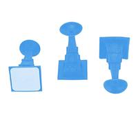 TYCIONG 3 Pièces Support de Porte de Machine à Laver Type de Tour de Porte de Lave-linge Conception à Ventouse en Caoutchouc Souple pour Support de Machine à Laver à Chargement Frontal (Bleu)