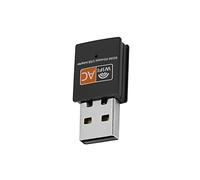 TYCIONG Adaptateur WiFi Double Bande Compact 600 Mbps Puce Externe 8811 pour Une Expérience de Vitesse Extrême pour Système/OS X Carte Réseau sans Fil USB Blanc (Carte réseau sans Fil Double Bande)