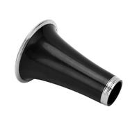 TYCIONG Anneau en Métal plaqué en Plastique ABS, Cloche de Clarinette de Remplacement pour Instrument à Vent, Tube de Corne de Clarinette Léger et Durable pour les Amateurs de Musique (CC28 Noir)