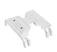 TYCIONG Base Inférieure de Boîte de Vitesses RC Haute Résistance pour Capra 1.9 UTB AXI03004, Plaque Antidérapante Légère et Résistante à l'usure, Idéale pour Les Amateurs de Voitures RC (Argent)