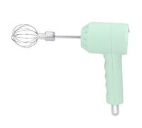 TYCIONG Batteur à Main sans Fil Rechargeable USB 3 Vitesses avec Batterie 1800 MAh et Fouets en Acier Inoxydable 304 pour la Cuisson, la Cuisine, Vert