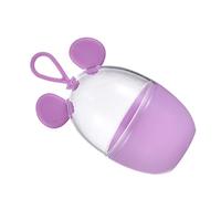 TYCIONG Boîte Porte-éponge de Maquillage, étui en Forme D'animal de Dessin animé avec Lisse, pour le Rangement et le Voyage des éponges de Maquillage (Violette)