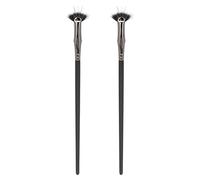 TYCIONG Brosse à Mascara Courbée en éventail, Conception à Double Couche, Réduit L'agglutination, 2 Pièces pour les Amateurs de beauté