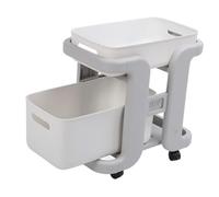 TYCIONG Chariot Utilitaire Roulant de Grande capacité, Conception de Tiroirs à Plusieurs Niveaux pour la Cuisine du Bureau à Domicile, Matériau PP de qualité Supérieure, 16,7x10,2x16,9 Pouces