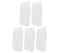 TYCIONG Chaussettes D'écumoire de Piscine 5 Pièces, Pré-Filtre de Remplacement de Filtre élastique pour Spa de Piscine, avec Maille Ultrafine pour Feuilles, Débris de Cheveux d'herbe