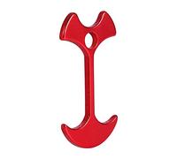 TYCIONG Clou de Tente Durable en Aluminium, pour Camping Stable, Corde à Vent, Crochet d'ancrage pour Activités de Plein Air, 4 Pièces, Rouge/Or (Rouge)