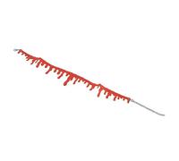 TYCIONG Collier de Tour de Cou Sang Accessoire D'Halloween Red Drop Réaliste avec Effet Sanguin Dégoulinant pour le Costume de Fête Gothique (Collier de sang une taille)