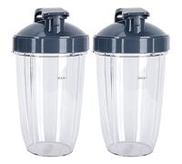 TYCIONG Couvercle de Tasse de Mélangeur, Tasse de Remplacement de Grande capacité 580g 20.5oz avec Conception Rabattable et Joint en Caoutchouc, adapté pour Presse-agrumes 600W 900W