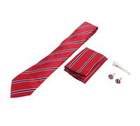 TYCIONG Cravate Rayée Classique pour Hommes, Ensemble de Cravates D'affaires Durables pour Mariages, Fêtes, Conférences, Fil de Polyester 6 Pièces