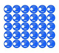 TYCIONG Disque D'entrée de Porte de Ruche, Porte D'aération de Sortie Ronde en Plastique pour L'apiculture, avec Commande Rotative pour la Circulation des Abeilles, Accessoire Sûr et (Bleu)