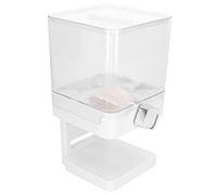 TYCIONG Distributeur de Céréales 17.5oz, Conteneur de Stockage de Céréales à Grille Unique pour Aliments Secs avec Joint Hermétique, Distribution Hygiénique à la Demande