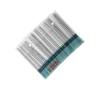 TYCIONG Ensemble D'aiguilles à Tricoter Ergonomiques à Double extrémité en Acier Inoxydable, Lumière Lisse, 55 Pièces pour le Tissage de Pulls