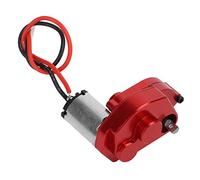 TYCIONG Ensemble de Boîte de Vitesses Centrale en Métal, Couple élevé 7.4V, pour Pièces de Voiture sur Chenilles Axiales SCX24 AXI90081 RC (Rouge)