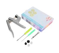 TYCIONG Ensemble de Boutons-pression en Résine, 24 Couleurs, Rangement Pratique pour L'installation de Boutons sur Vêtements