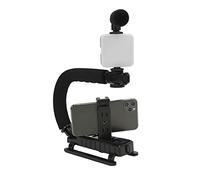 TYCIONG Ensemble de Stabilisateur de Caméra de Téléphone avec Support de Griffe et Télécommande Bluetooth pour Toute Scène de Prise de Vue
