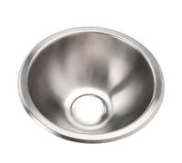 TYCIONG Évier de Cuisine Rond en Acier Inoxydable pour Camping-car avec Conception Compacte pour Espaces Limités, Installation Facile pour Voitures, Bateaux et Camping-cars