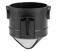 TYCIONG Filtre à café Réutilisable en Acier Inoxydable, Bon Effet de Filtre, Facile à Nettoyer, pour la Cuisine Domestique, Noir, 12x7,5 Cm