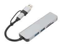 TYCIONG Hub USB Type C Multifonctionnel 5 en 1 pour Un Transfert de Données et Une Lecture de Cartes Efficaces pour Téléphone Tablette Ordinateur