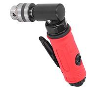TYCIONG Industrial Air Drill Pneumatic Drill Mini 1/4in Alliage de Zinc 90 ° Elbow avec Verrouillage de sécurité et Poignée Ergonomique pour le Broyage de Surface Serrée