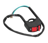 TYCIONG Interrupteur Universel étanche pour Guidon de Moto, Bouton Marche/arrêt pour ATV UTV Scooter 7/8 Pouces