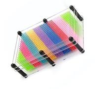 TYCIONG Jeu de société Créatif 3D Pin Art, Jouet, Motifs Détaillés, Cadeau éducatif pour Enfants, Plastique 7 X 4,9 Pouces (Tableau Transparent)