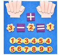 TYCIONG Jouet de Comptage de Chiffres en Feutre, Jouet éducatif Créatif pour la Maternelle et la Maternelle, Matériau en Feutre Durable pour Le Développement du Cerveau et la Coordination œil-Main