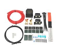 TYCIONG Kit D'isolateur de Batterie Double Robuste, Kit de Relais de Tension 140 AMP 12V pour Voitures et Camions