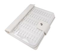 TYCIONG Livre D'affichage de Couleurs D'ongles de 150 Couleurs, Carte de Vernis Gel Professionnelle avec Faux Embouts Interchangeables, Couverture en Cuir ABS + PU pour les Designs de