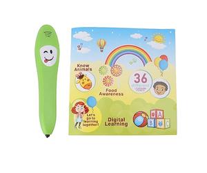 TYCIONG Livre de Stylo d'apprentissage électronique Anglais pour Les Tout-Petits, Jouet de Prononciation de Simulation Interactif pour éduquer Les Enfants, Livre de Lecture en Plastique, Facile à