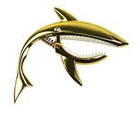 TYCIONG Magnifique Capodastre de Requin Clamp/Holder de Tonalité Pratique en Alliage de Zinc pour Guitaristes Or pour Divers Instruments à Cordes