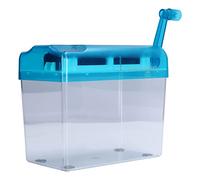 TYCIONG Mini Broyeur Manuel Portable et Durable, pour la Maison, Le Bureau, L'artisanat, ABS Bleu, capacité de 1 L