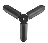 TYCIONG Mini Trépied de Bureau Antidérapant Robuste Universel pour Smartphone Support de Caméra d'action PC 1,4 Pouces Hauteur Pliée pour la Photographie Noir (Noir)